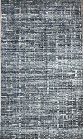 Безворсовый ковёр из вискозы Canary Abstract BHS бежевый с синим, 170&times;240 см BFE Charcoal Beige фото