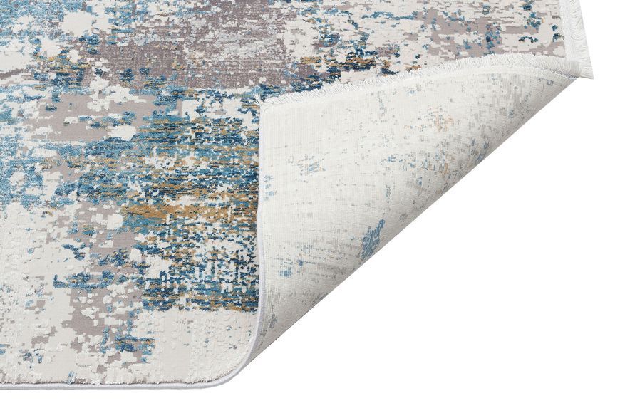 Килим Canary Lino LN 02 Beige Blue 80*150 LN 02 Beige Blue фото