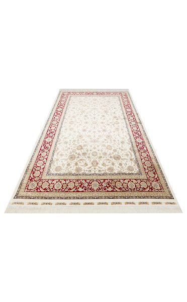 Безворсовый ковёр из вискозы Canary Baron BR 03 красный с молочным, 240&times;340 см BR 03 Cream Red фото
