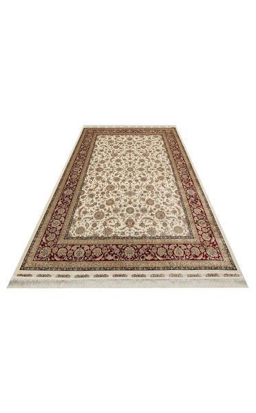 Безворсовый ковёр из вискозы Canary Baron BR 03 красный с молочным, 240&times;340 см BR 03 Cream Red фото
