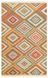 Безворсовый хлопковый ковёр Canary Reed 07 красный/оранжевый, 160&times;230 см CNR-1707 фото 2