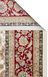 Безворсовый ковёр из вискозы Canary Baron BR 03 красный с молочным, 240&times;340 см BR 03 Cream Red фото 6