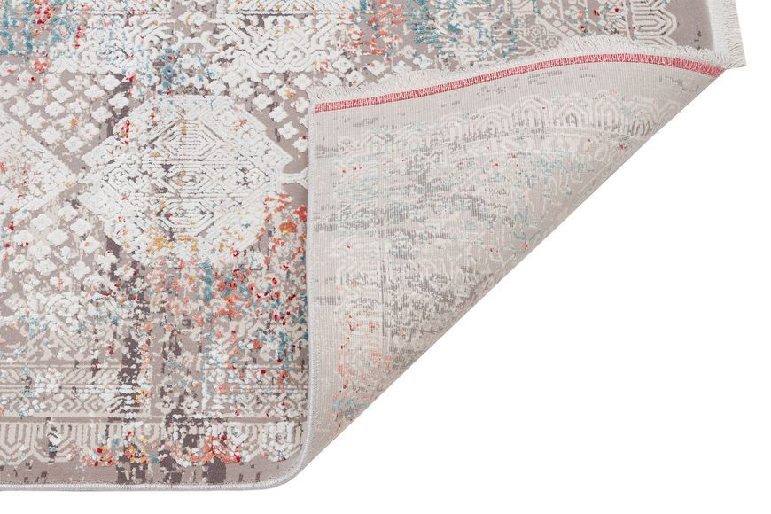 Безворсовий бамбуковий килим Canary Lino 14 сірий, 80&times;150 см LN 14 Multy фото