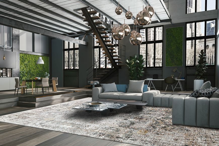 Безворсовий бамбуковий килим Canary Lino 09 сірий, 80&times;150 см LN 09 Cream Grey фото