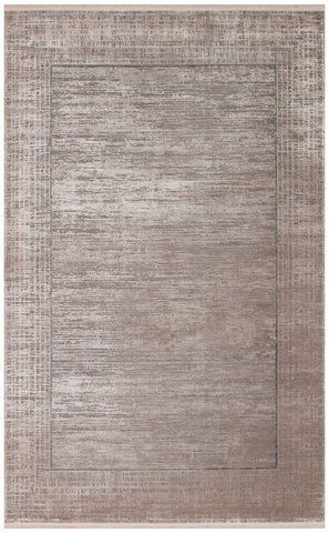 Безворсовий бамбуковий килим Canary Lino Dyed 02 бежевий з коричневим, 160&times;230 см LND 02 Beige фото