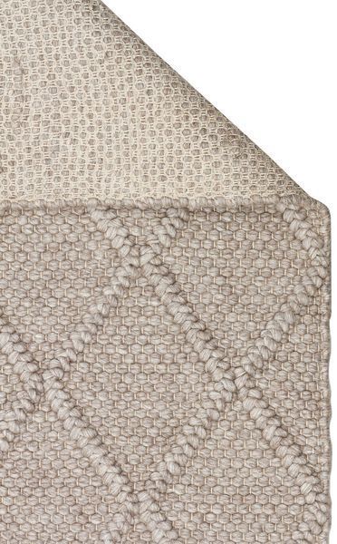 Безворсовий вовняний килим Canary Yarn Diamond коричневий, 130&times;190 см Diamond-Brown фото
