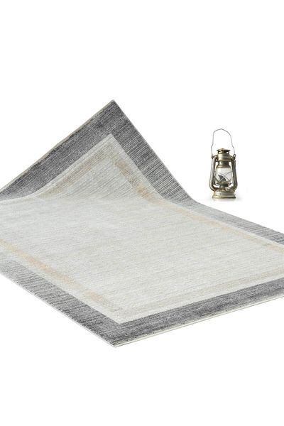 Ковёр из вискозы Canary Balance 4308 JOJOBA серый с молочным, 200&times;300 см CNR-1044 фото