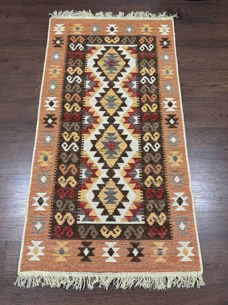 Безворсовый хлопковый ковёр Canary LM 02, 80&times;200 см LM02M фото