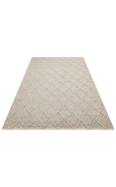 Безворсовый шерстяной ковёр Canary Yarn Diamond коричневый, 200&times;300 см Diamond-Brown фото