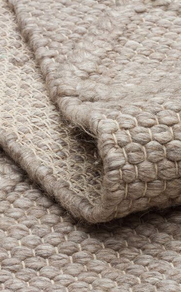 Безворсовый шерстяной ковёр Canary Yarn Diamond коричневый, 200&times;300 см Diamond-Brown фото