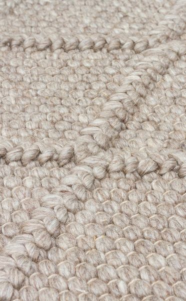Безворсовый шерстяной ковёр Canary Yarn Diamond коричневый, 200&times;300 см Diamond-Brown фото