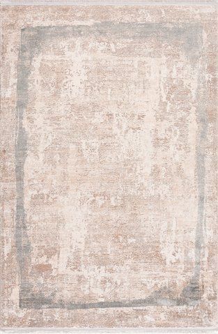 Безворсовый ковёр из вискозы Canary Touch 1233 серый с бежевым, 240&times;340 см CNR-1099 фото