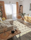 Безворсовый хлопковый ковёр Canary AM 005 бежевый/коричневый, 200&times;300 см AM005CB фото 1