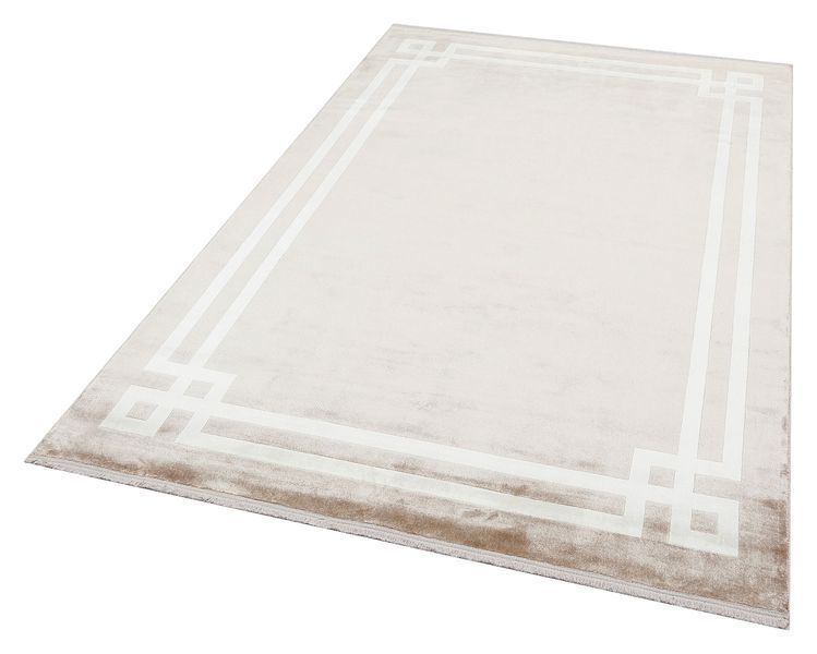 Безворсовий бамбуковий килим Canary Oasis OS 01 бежевий з молочним, 240&times;340 см OS 01 Beige White фото