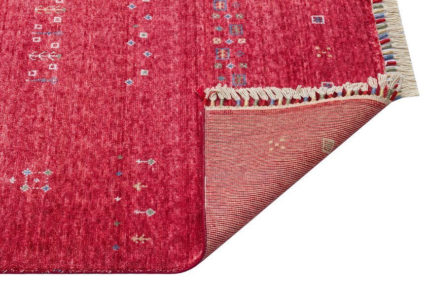 Безворсовый бамбуковый ковёр Canary Nest NT 06 красный, 170&times;240 см NT 06 Red фото