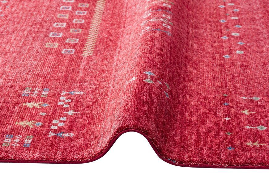 Безворсовый бамбуковый ковёр Canary Nest NT 06 красный, 170&times;240 см NT 06 Red фото