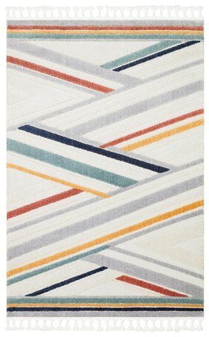 Пухнастий килим Canary Zenly ZN 05 молочний, 80&times;150 см ZN 05 MULTY фото