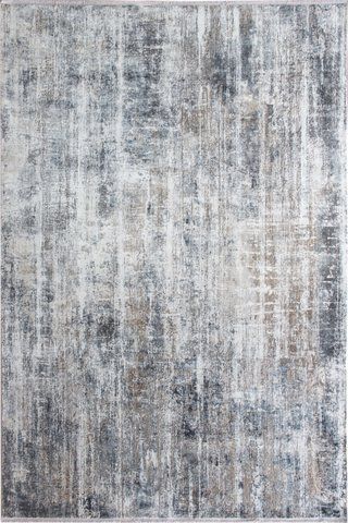 Безворсовий бамбуковий килим Canary Lino 06 сірий з бежевим, 80&times;150 см LN 06 Beige Blue фото