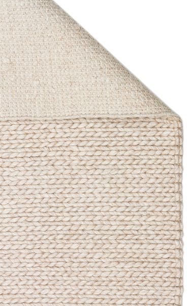 Плетёный шерстяной ковёр Canary Yarn Basketweave бежевый, &Oslash; 250 см Basketweave Beige фото