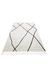 Пушистый ковёр Canary Zenly ZN 07 белый с чёрным, 120&times;180 см ZN 07 White Black фото 6