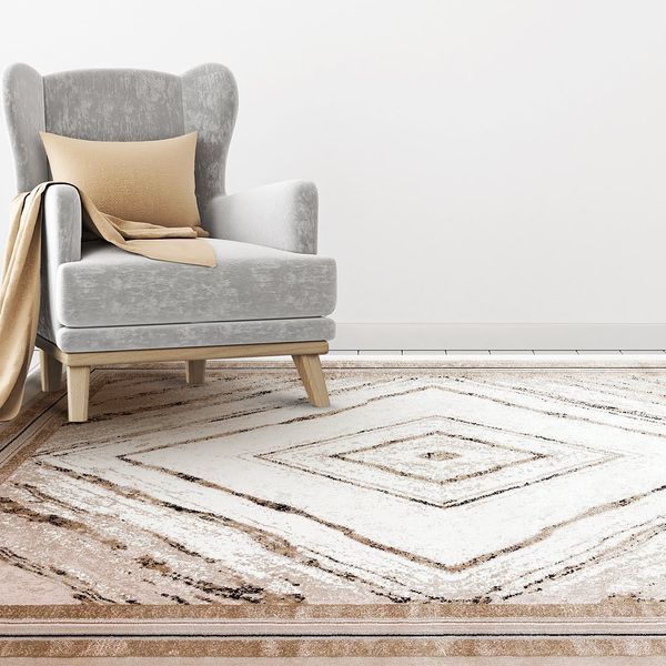 Безворсовий бамбуковий килим Canary Oasis OS 05 бежевий, 200&times;290 см OS 05 Beige фото