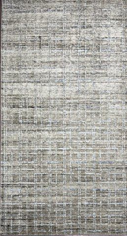 Безворсовий килим з віскози Canary Abstract BHS бежевий із зеленим, 300&times;400 см BFE Silver фото