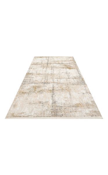 Безворсовый ковёр Canary Blank BLA 02 бежевый с чёрным, 200&times;290 см CNR-1254 фото