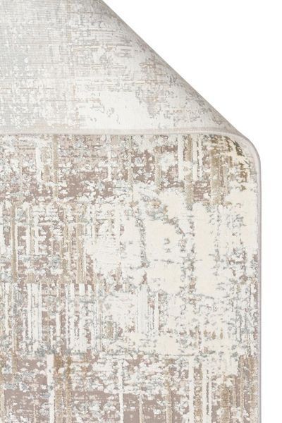 Безворсовый бамбуковый ковёр Canary Lino 36 серый с бежевым, 200&times;290 см CNR-1864 фото