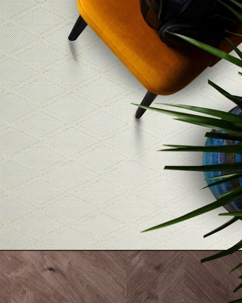 Безворсовий килим Canary Lazy LAZ 04 молочний, 80&times;150 см LAZ 04 Cream фото