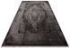 Безворсовый ковёр из вискозы Canary Amber AMB 01 серый с чёрным, 80&times;150 см AMB 01 Antrasit Grey фото 4