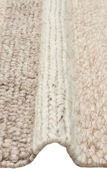 Плетений вовняний килим Canary Yarn Langdon бежевий з молочним, 170&times;240 см Langdon-Natural фото
