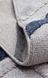 Современный ковёр Canary Zenly ZN 03 серый с синим, 200&times;290 см ZN 03 Grey Navy фото 2