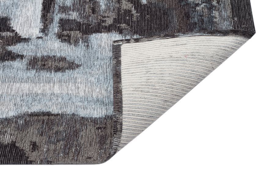 Безворсовий килим Canary Solar SLR 01 сірий з чорним, 120&times;180 см SLR-01-Silver-XW фото