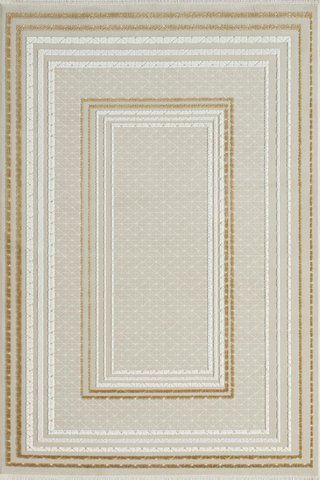 Ковёр Canary Flax 4409 PORT ROYALE бежевый с молочным, 80&times;150 см CNR-1005 фото
