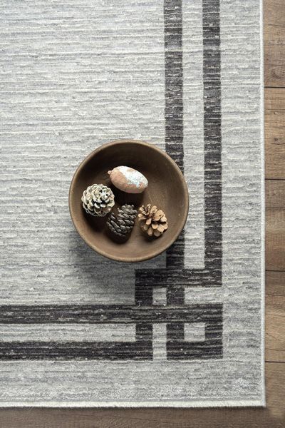 Килим Canary Noir 3307 Pale Grey 80*150 3307 Pale Grey фото