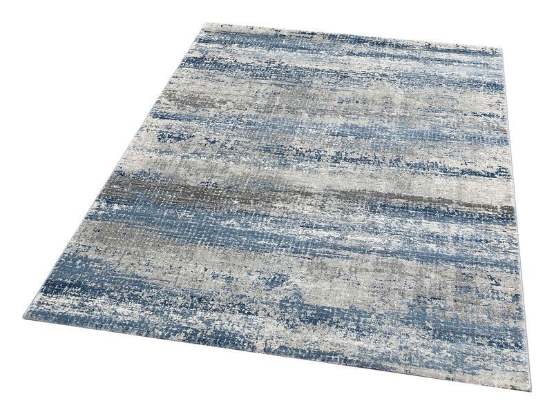 Сучасний килим Canary Breeze BRZ 11 сірий із синім, 80&times;150 см BRZ 11 Grey Blue NW фото