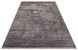 Безворсовый бамбуковый ковёр Canary Lino Dyed 02 серый с антрацитовым, 160&times;230 см LND 02 D.Grey фото 4