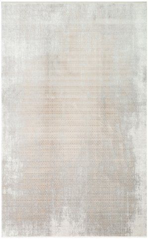 Безворсовый бамбуковый ковёр Canary Frame 05 серый с бежевым, 300&times;400 см FRM 05 Cream Gold фото