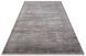 Безворсовый бамбуковый ковёр Canary Lino Dyed 02 серый с антрацитовым, 200&times;290 см LND 02 D.Grey фото 5