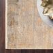 Безворсовый бамбуковый ковёр Canary Lino Dyed 01 бежевый с золотым, 300&times;400 см LND_01_D._Gold фото 5