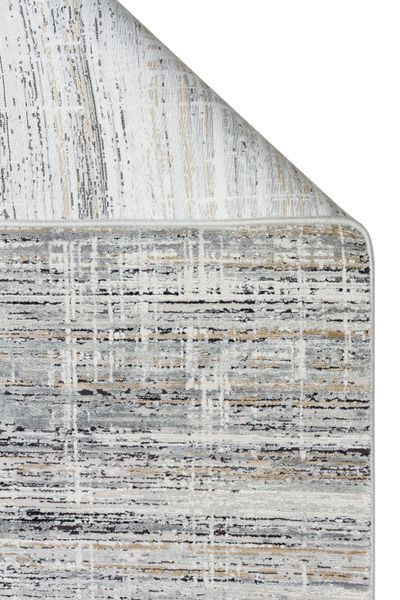 Безворсовый ковёр из вискозы Canary Zen серый с бежевым, 300&times;400 см CNR-1373 фото