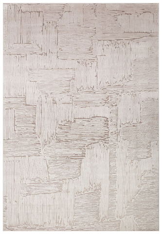 Безворсовый ковёр из вискозы Canary Iceberg Mix коричневый, 240&times;340 см CNR-1725 фото