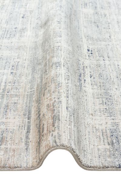 Безворсовий килим з віскози Canary Zen сірий із синім, 160&times;230 см CNR-1374 фото
