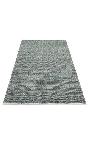 Плетений вовняний килим Canary Yarn Basketweave зелений із синім, 80&times;150 см Basketweave-Arona фото