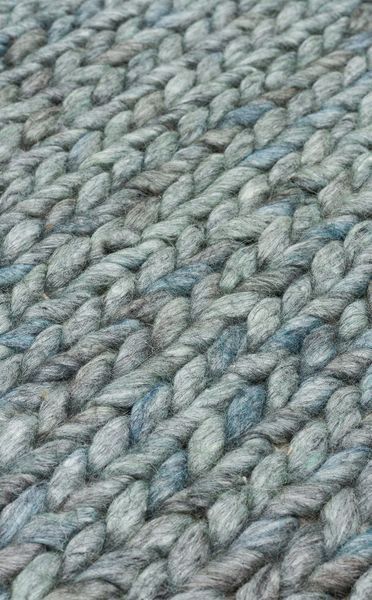 Плетений вовняний килим Canary Yarn Basketweave зелений із синім, 80&times;150 см Basketweave-Arona фото