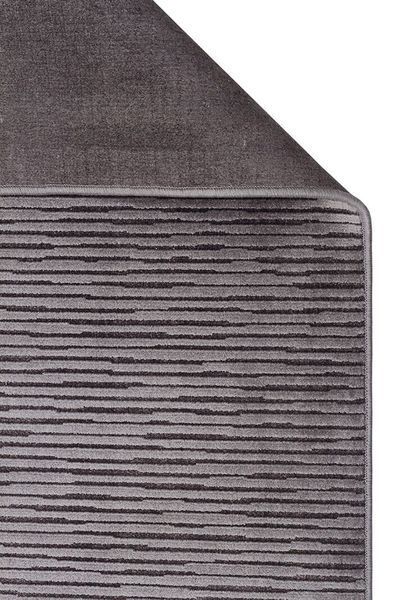 Безворсовий килим з віскози Canary Iceberg Stripe антрацитовий, 240&times;340 см CNR-1846 фото