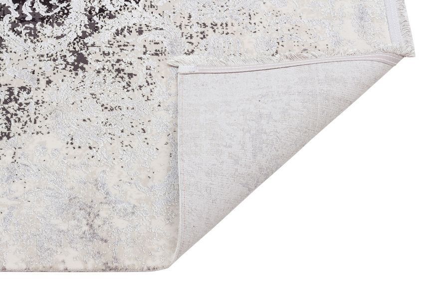 Безворсовий килим з віскози Canary Urban 02 сірий з чорним, 240&times;340 см URB_02_Ivory_Mix_Grey фото