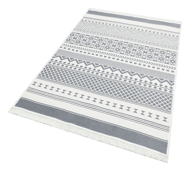 Ковер хлопковый двусторонний Canary AR 07 серый, 80&times;150 см AR07G фото
