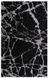 Безворсовый ковёр Canary Solar SLR 21 чёрный с серебряным, 100&times;200 см SLR-21-Black-Silver-XW фото 1