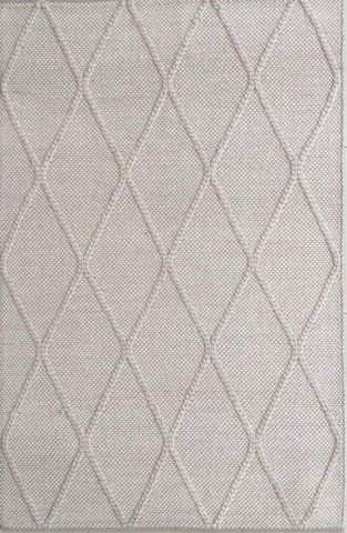 Плетёный шерстяной ковёр Canary Yarn New Diamond белый, 300&times;400 см New Diamond White фото